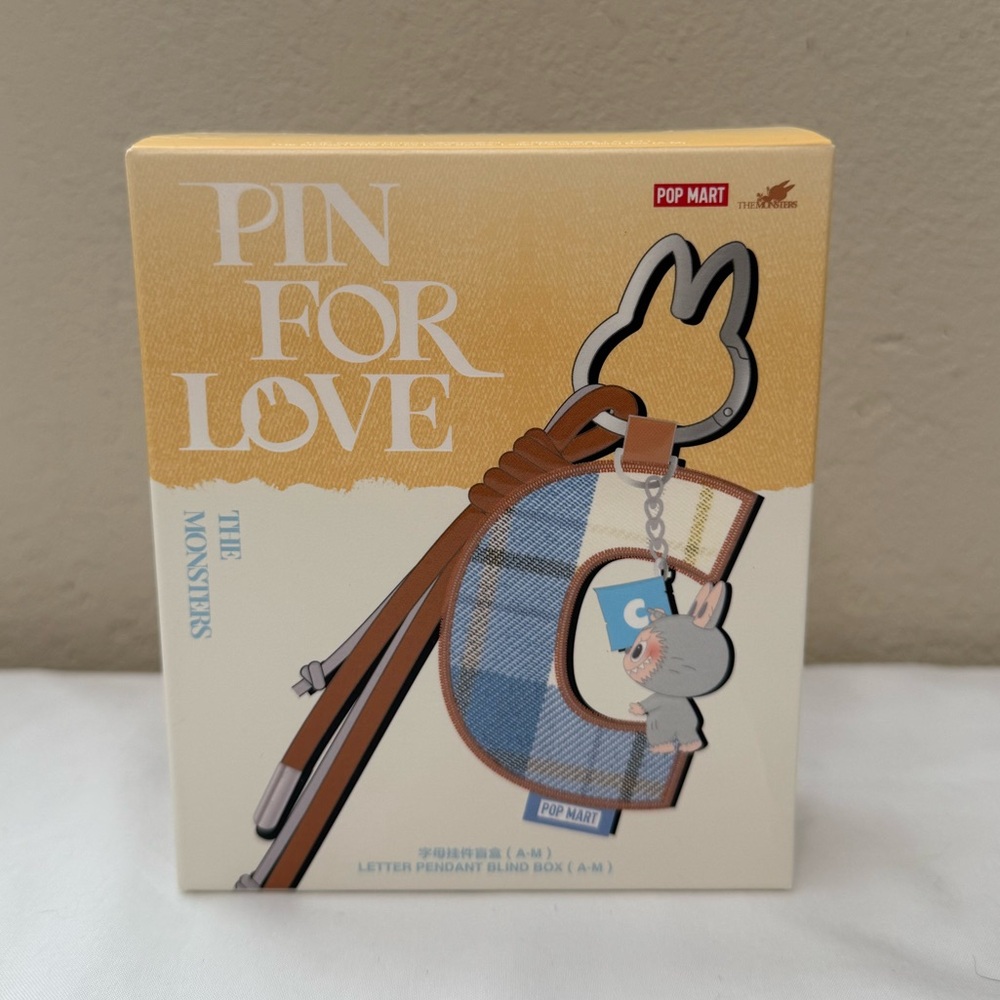 BUY NOW- THE MONSTERS Pin for Love Series- Letter Pendant (A-M) CONFIRMED